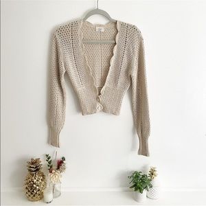 Aritzia Wilfred ‘Caraway’ Open knit Cardigan